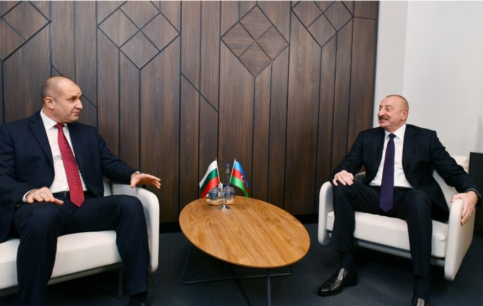 Состоялась встреча Президента Ильхама Алиева и Президента Болгарии Румена Радева один на один
