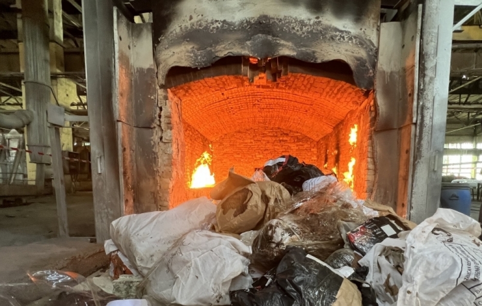 Bakıda 4 tondan çox narkotik vasitə yandırıldı