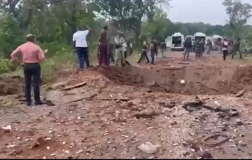 Ten policemen, driver killed in central India blast