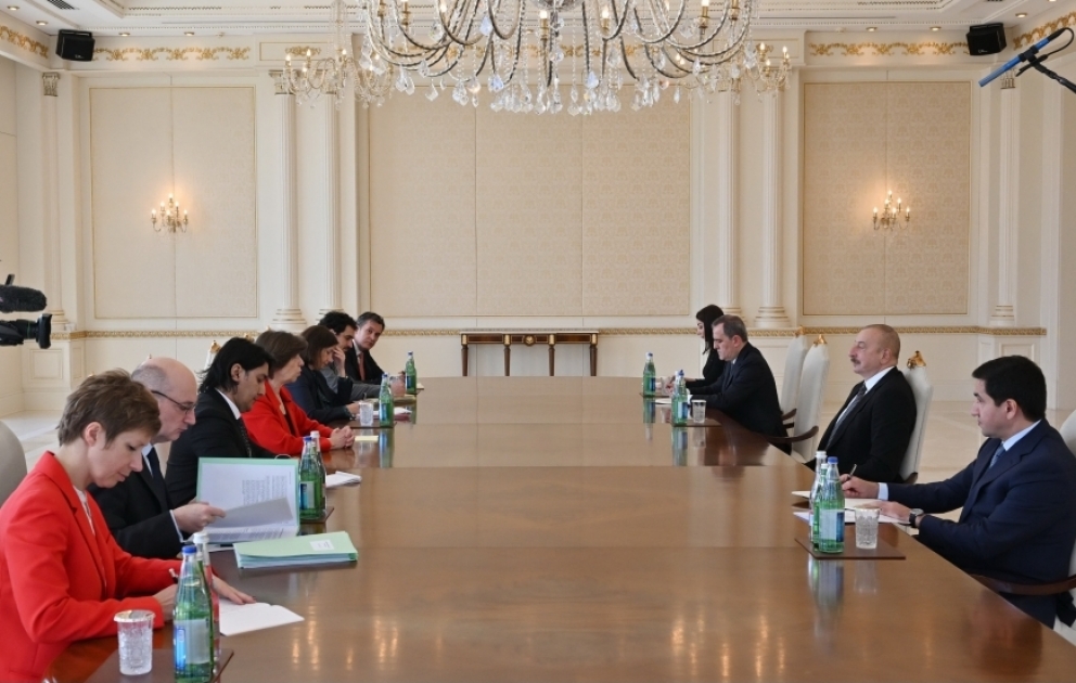 President Ilham Aliyev received Minister for Europe and Foreign Affairs of France