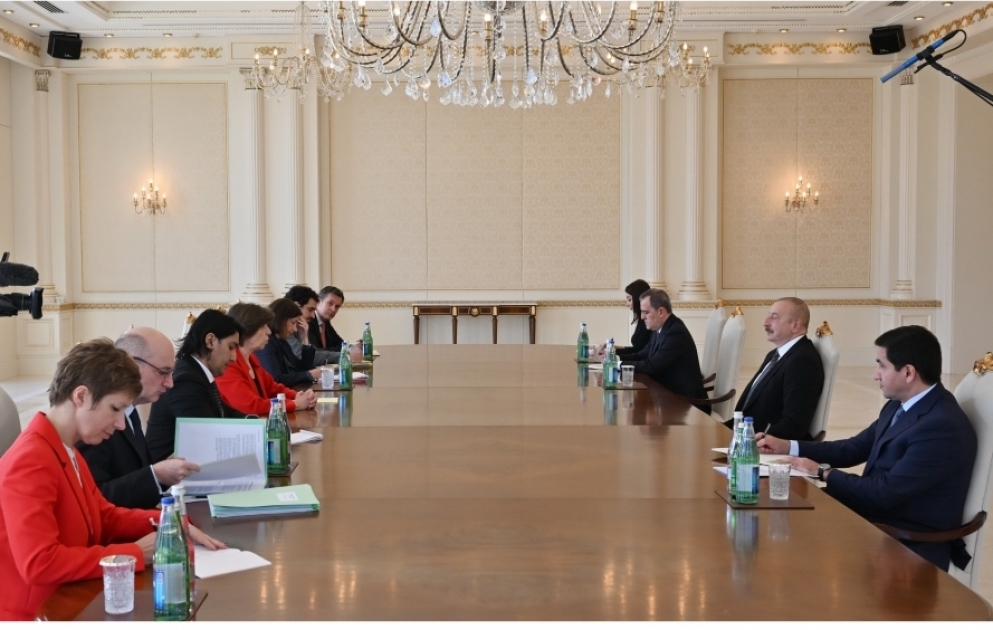 Le président azerbaïdjanais reçoit la ministre française de l’Europe et des Affaires étrangères