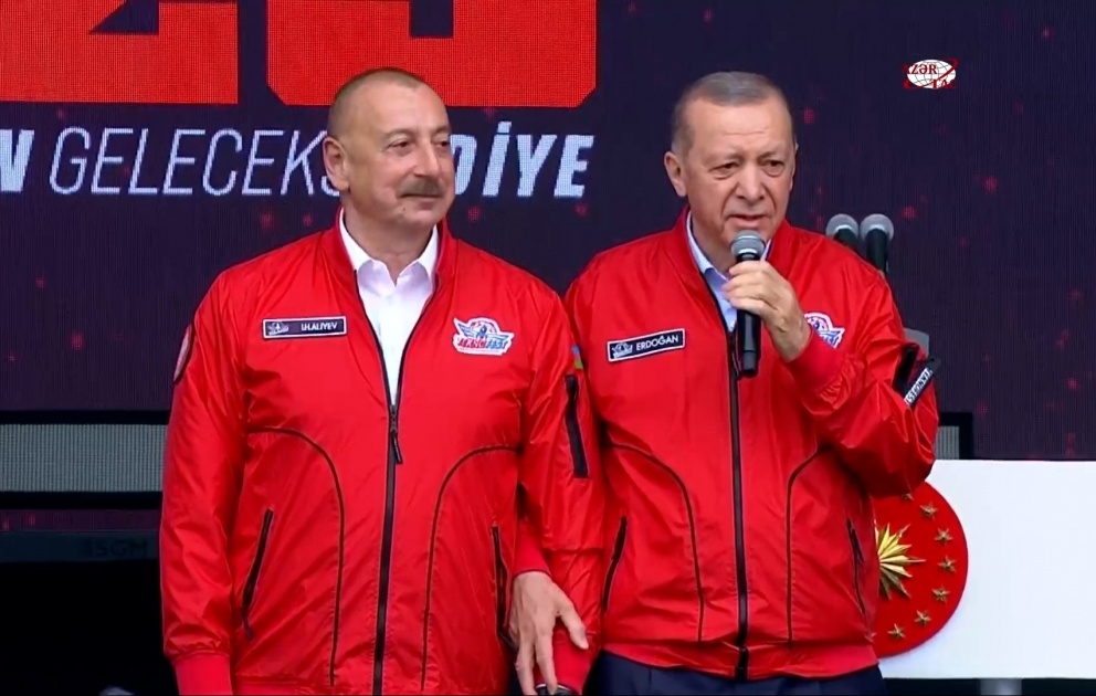 Ərdoğan Kahramanmaraşda təməli qoyulan evlərə görə İlham Əliyevə təşəkkür etdi