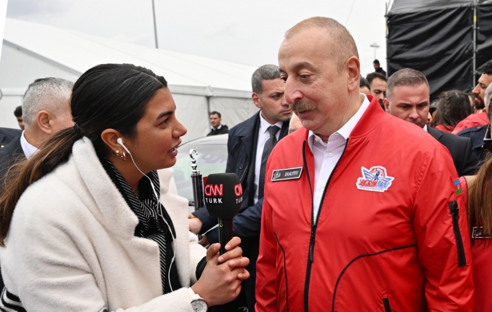 Azərbaycan və Türkiyə prezidentləri “CNN Türk”ün müxbirinin suallarını cavablandırıblar