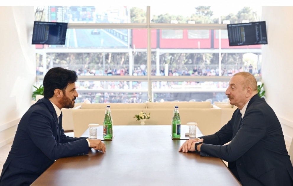 Prezident İlham Əliyev Beynəlxalq Avtomobil Federasiyasının prezidentini qəbul edib