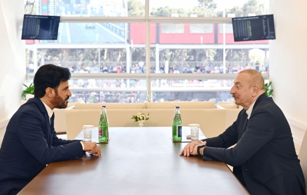 President Ilham Aliyev received President of International Automobile Federation