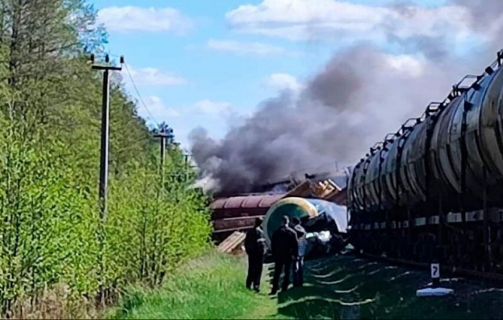 В Брянской области произошел взрыв на железной дороге