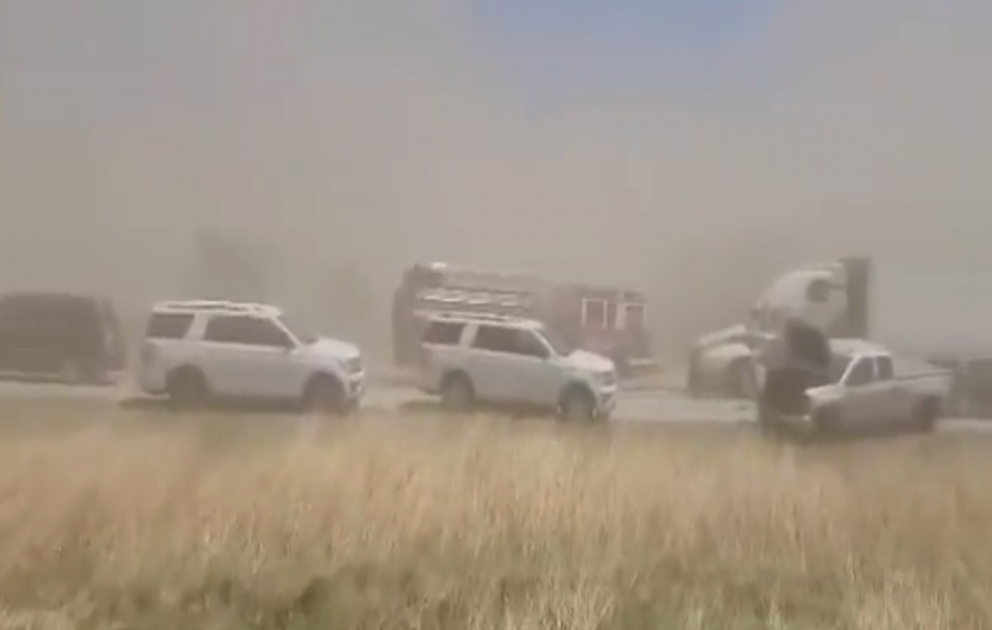 At least 6 dead, 30 injured in vehicle crashes amid dust storm in U.S. Illinois