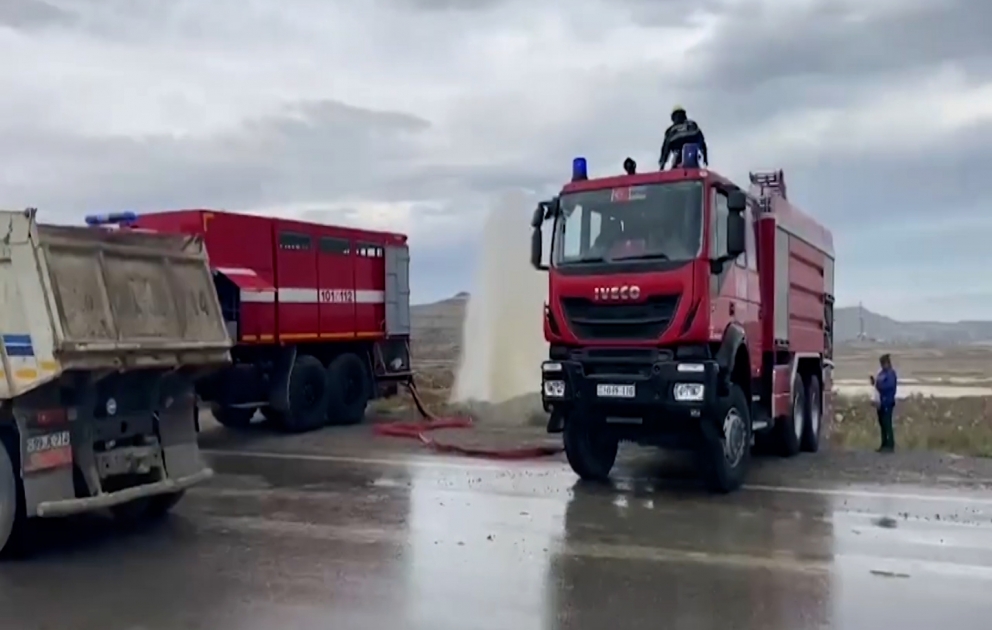 На магистральном водопроводе Кура-Баку произошла авария