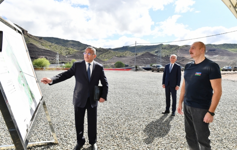 Prezident İlham Əliyev Laçın və Qubadlı rayonlarına səfər edib