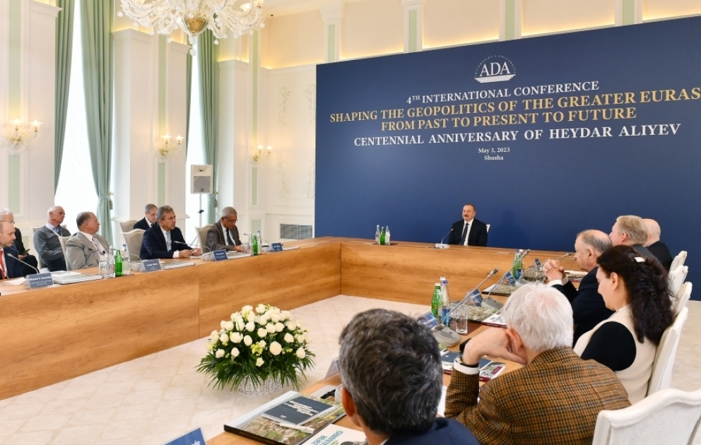 Prezident İlham Əliyev Şuşada “Böyük Avrasiya geosiyasətinin formalaşması: keçmişdən bu günə və gələcəyə” mövzusunda beynəlxalq konfransda iştirak edib YENİLƏNİB-2