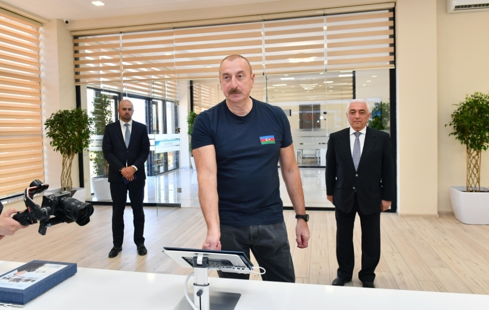Prezident İlham Əliyev 330 kV-luq “Cəbrayıl” qovşaq yarımstansiyasının açılışını edib