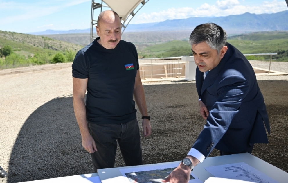 Foundation stone was laid for hotel complex in Zangilan