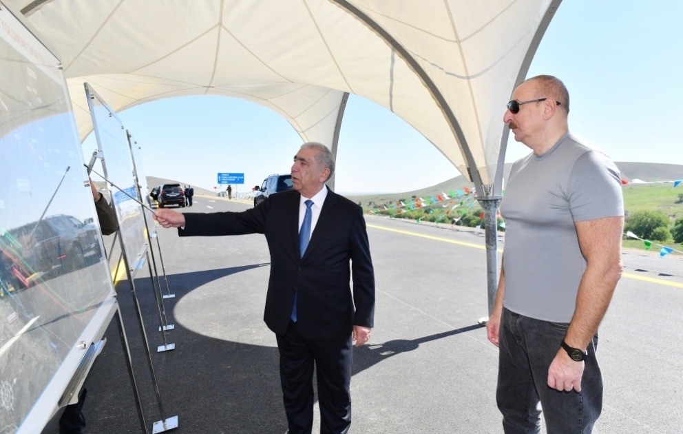 Fuzuli-Hadrut highway was inaugurated