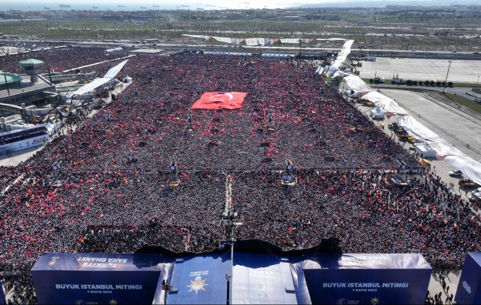 Предвыборный митинг Эрдогана собрал 1,7 млн человек