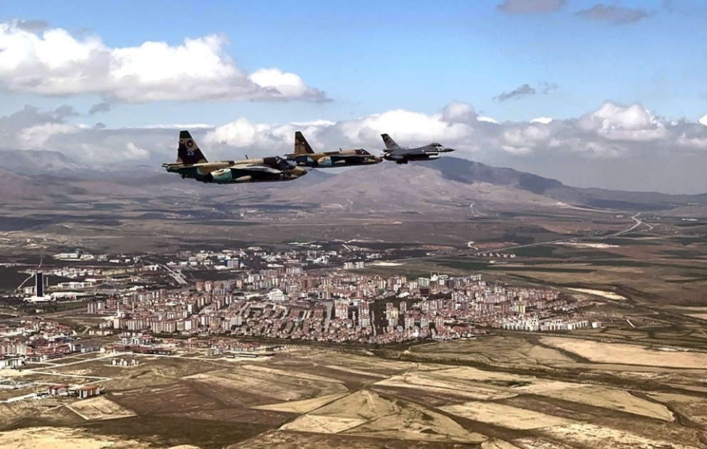 “Anadolu Qartalı - 2023” beynəlxalq təlimində növbəti tapşırıqlar icra olunub