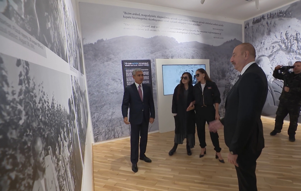 Prezident İlham Əliyev və birinci xanım Mehriban Əliyeva Şuşada bir sıra tədbirlərdə iştirak ediblər