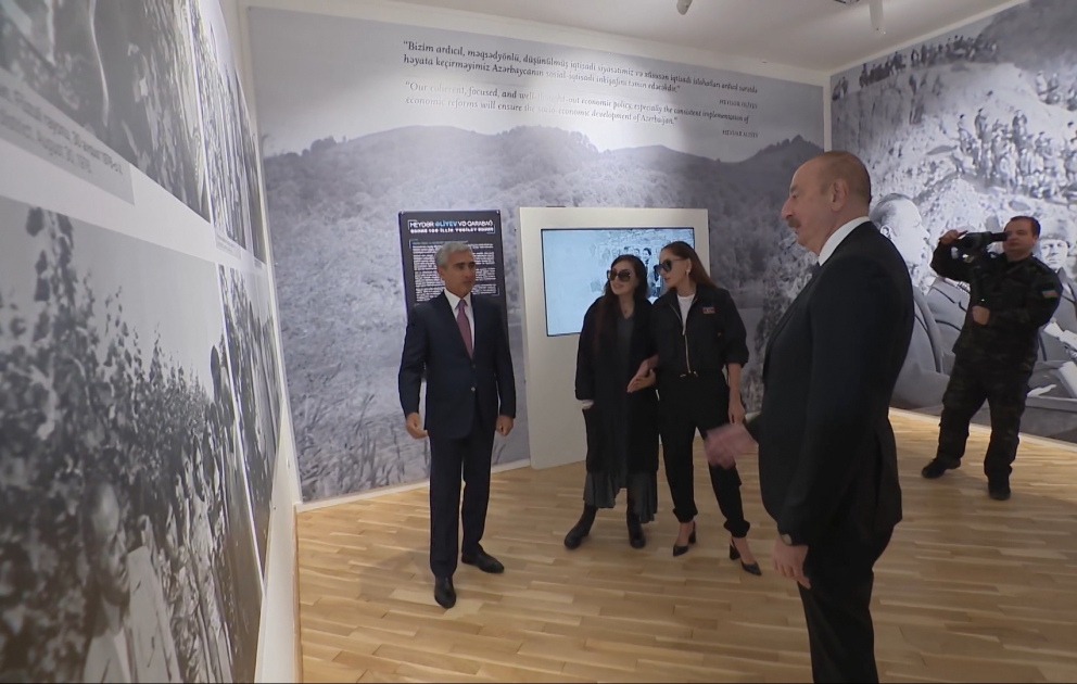 President Ilham Aliyev and First Lady Mehriban Aliyeva attended a number of events in Shusha