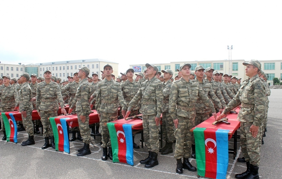 В Азербайджанской Армии состоялись церемонии принятия присяги