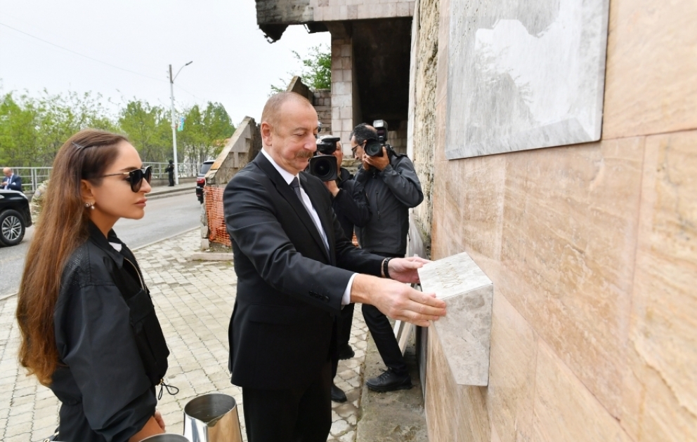 Şuşada Dövlət Xidmətləri Mərkəzinin yenidənqurma və təmir işlərinə başlanılıb