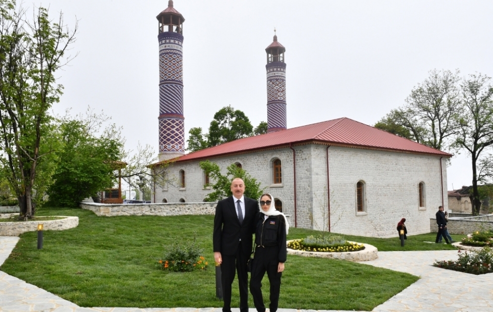 Schuscha: Yukhari Govhar Aga Moschee nach Restaurierungsarbeiten wieder eröffnet