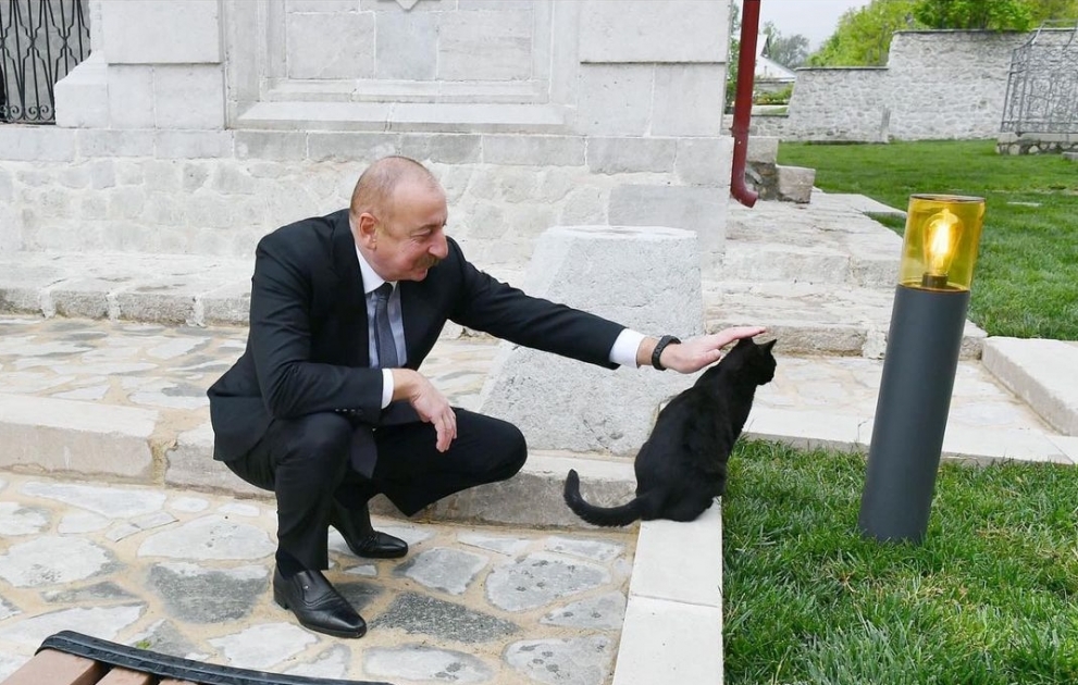 Mehriban Aliyeva partage sur Instagram une publication de Choucha