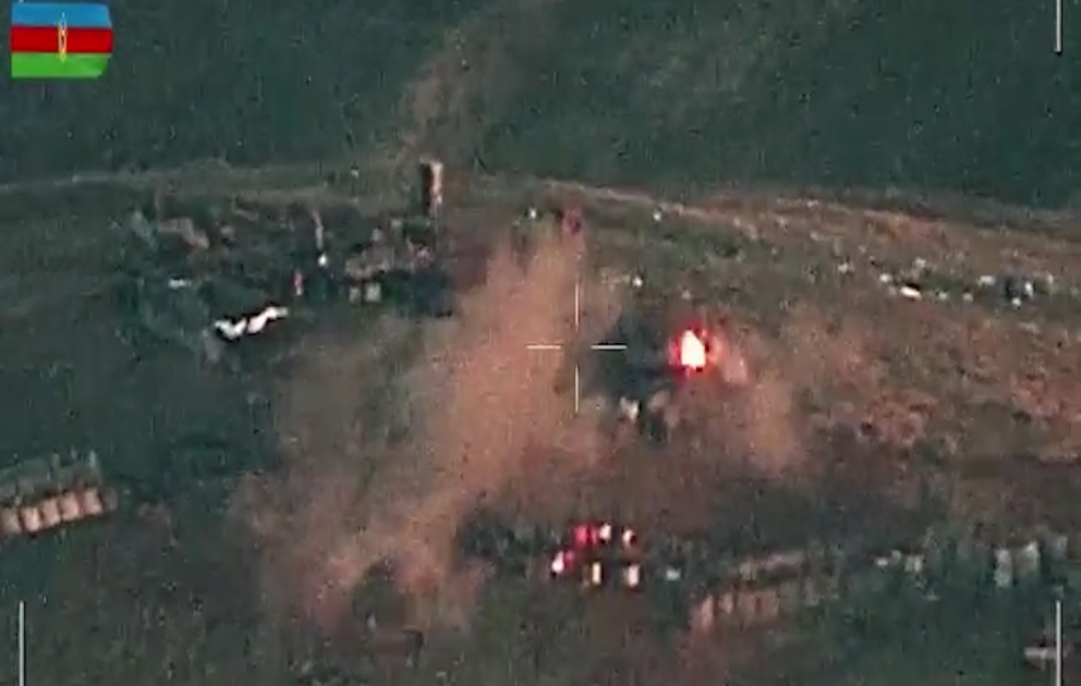 Aserbaidschanische Armee zerstört militärische Infrastrukturobjekte der armenischen Armee