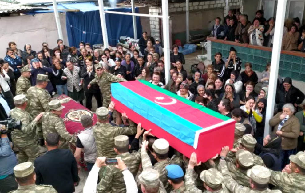 Şəhid Orxan Novruzəlizadə son mənzilə yola salınıb