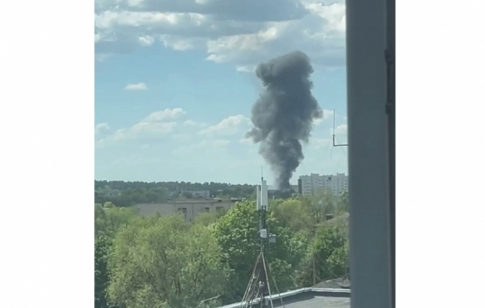 Bryanskda helikopter qəzaya uğradı