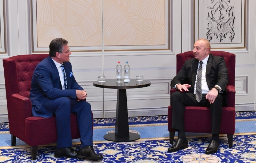 Prezident İlham Əliyev Belçika Krallığına işgüzar səfərə gəlib 
Brüsseldə Avropa Komissiyasının vitse-prezidenti ilə görüş olub