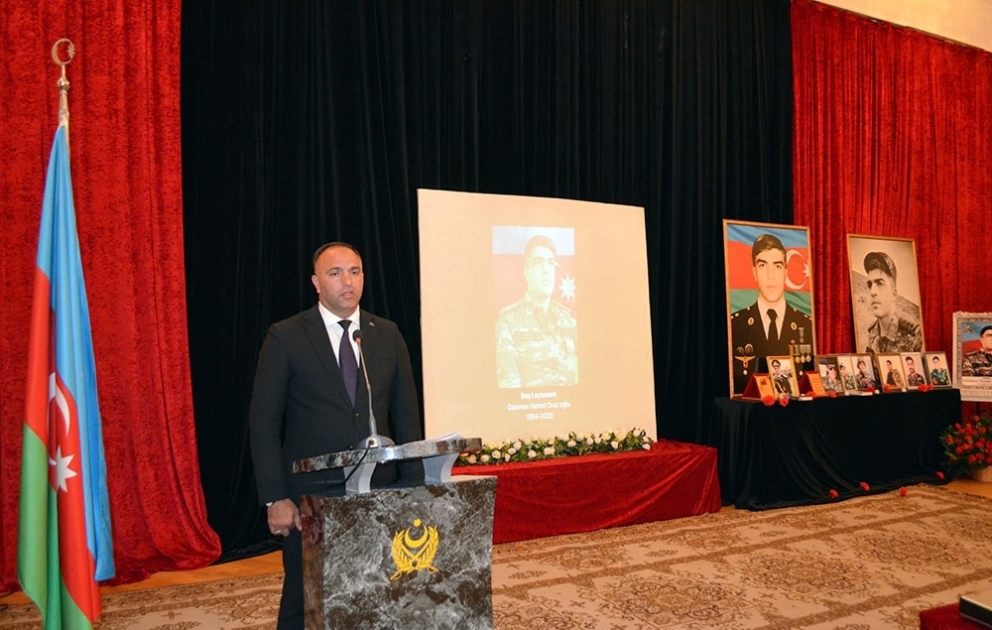 Vətən müharibəsi şəhidinin xatirəsinə həsr olunan anım mərasimi keçirilib