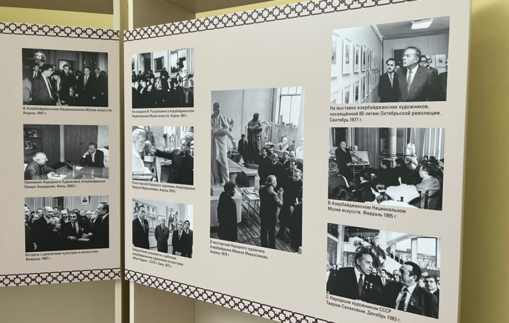 Moskvada “Heydər Əliyev - 100. Lider. Dövr. İncəsənət” adlı sərgi açılıb
