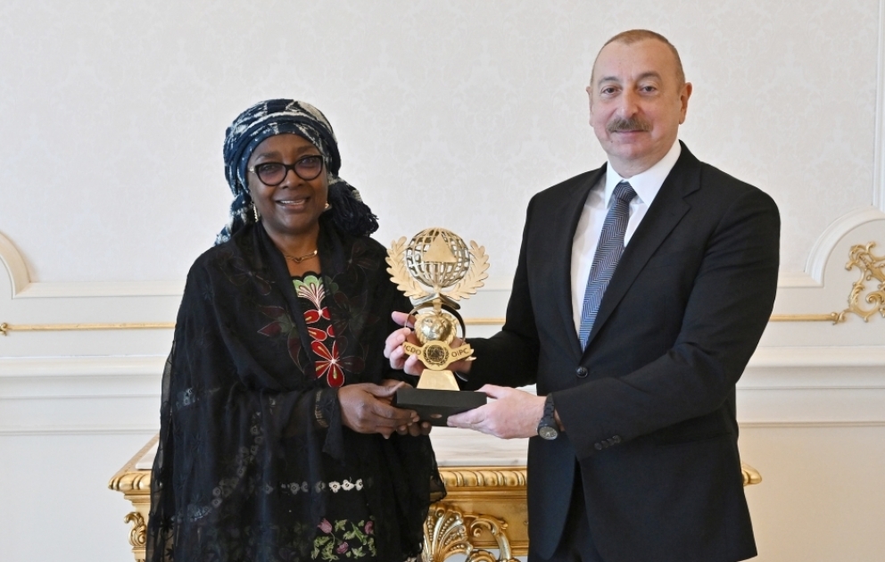 Le président Ilham Aliyev reçoit la secrétaire général de l’Organisation internationale de protection civile