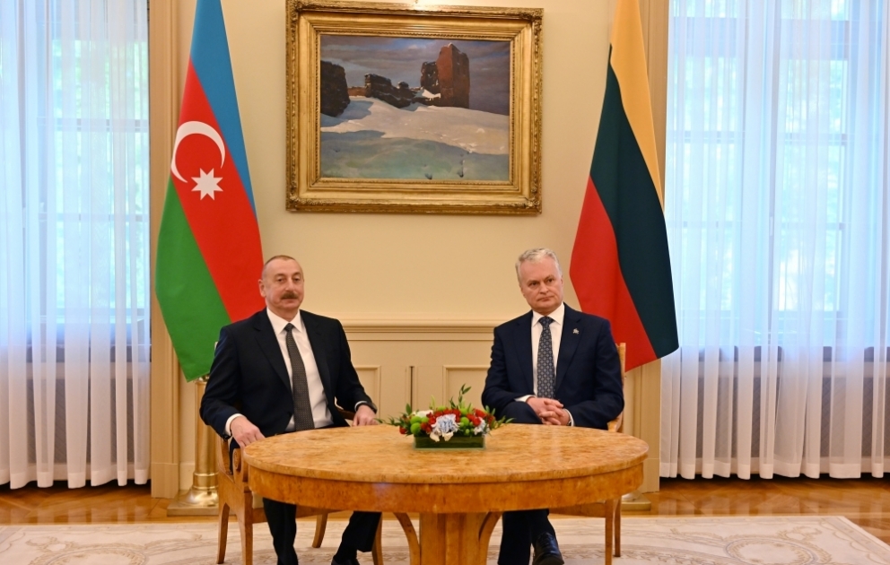 Presidents of Azerbaijan and Lithuania held meeting in limited format