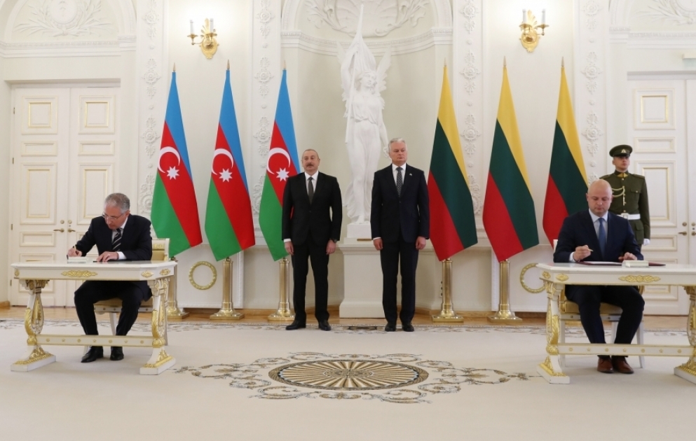 Azerbaijan, Lithuania signed documents
