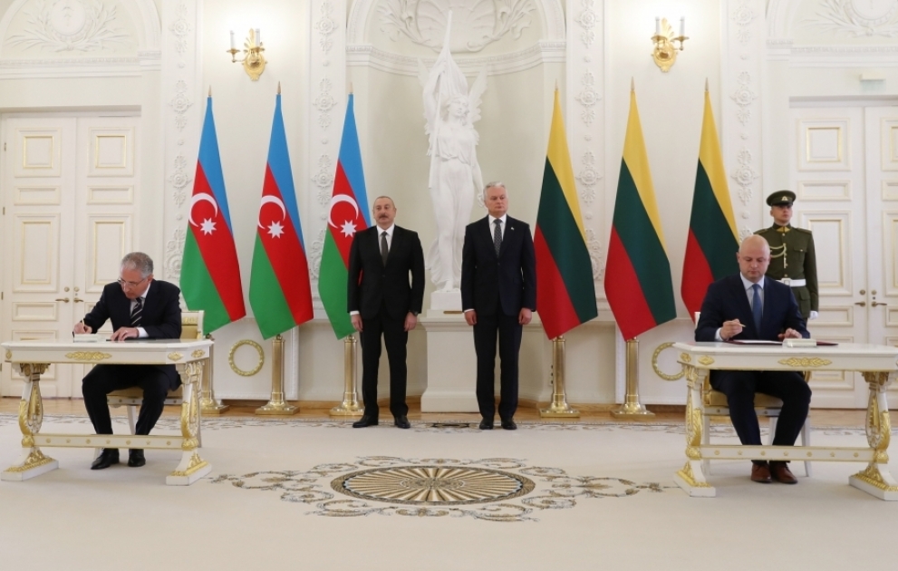 L’Azerbaïdjan et la Lituanie signent une certain nombre de documents