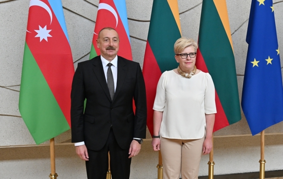 Prezident İlham Əliyevin Litvanın Baş naziri İnqrida Şimonite ilə görüşü olub