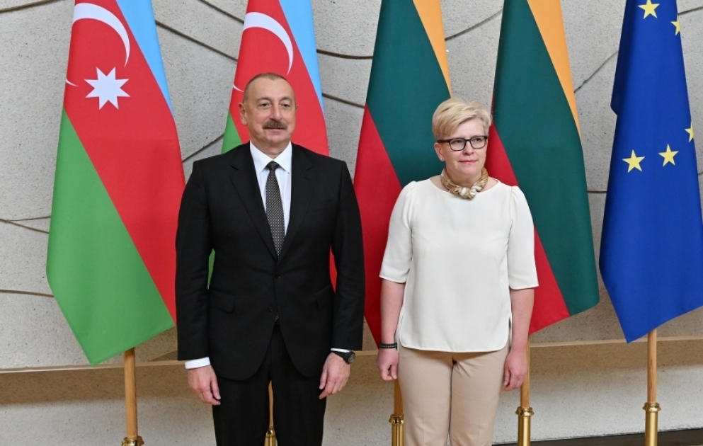 Vilnius : le président azerbaïdjanais rencontre la Première ministre lituanienne
