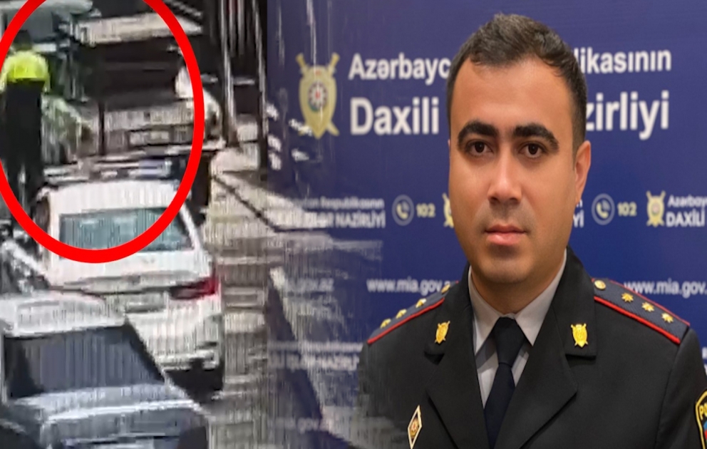 Sürücü polisin planşetini qaçırtdı