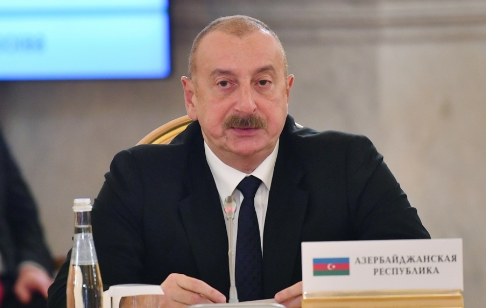 Prezident: Avrasiya İqtisadi Birliyinə üzv ölkələrlə qarşılıqlı əlaqələri möhkəmləndirmək fikrindəyik