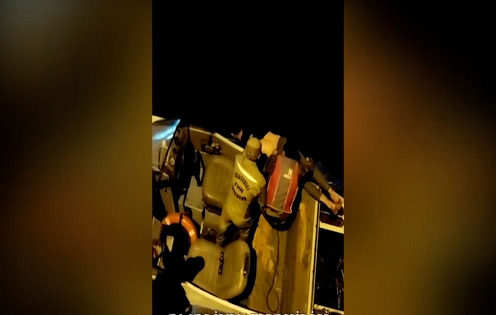 Dənizdə batan şəxs xilas edilib