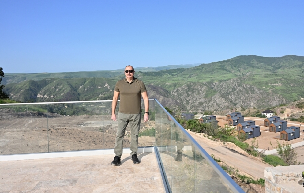 Prezident İlham Əliyev Laçın şəhərində bir sıra tədbirlərdə iştirak edib