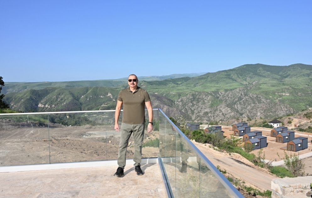 President Ilham Aliyev attended a number of events in city of Lachin