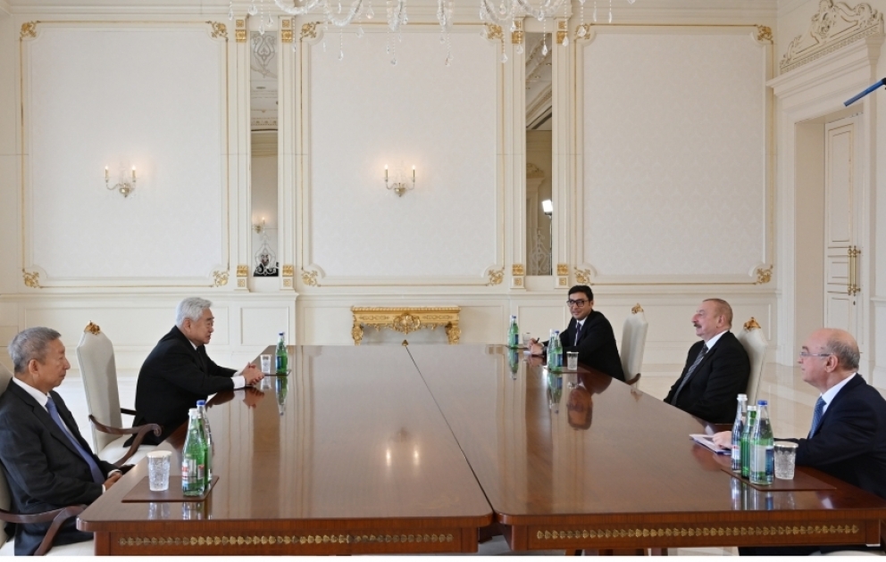 Prezident İlham Əliyev Dünya Taekvondo Federasiyasının prezidentini və Beynəlxalq Olimpiya Komitəsinin vitse-prezidentini qəbul edib
