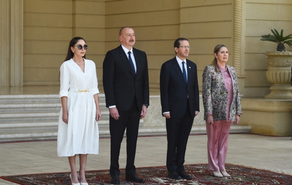 Cérémonie d’accueil officiel du président israélien Isaac Herzog