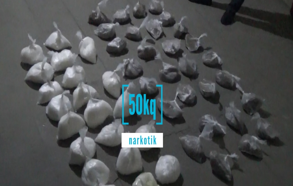 İrandan 50 kiloqram narkotik vasitə gətirən daha bir nəfər saxlanılıb