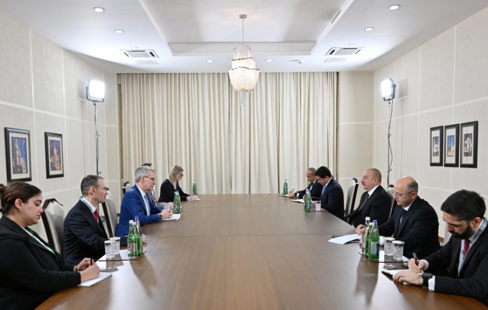 President of Azerbaijan Ilham Aliyev received Assistant US Secretary of State for Energy Resources