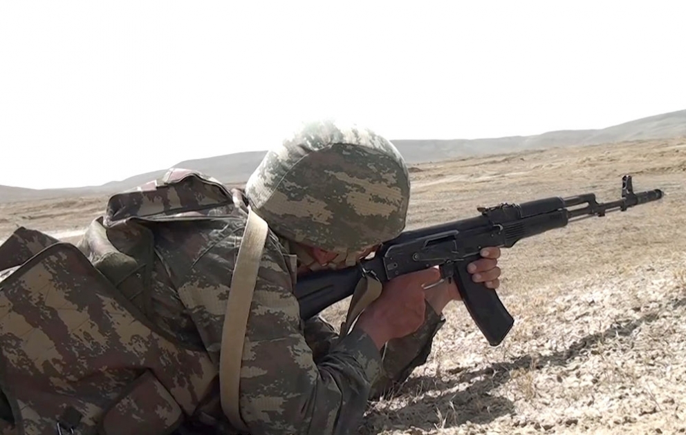 Live-fire tactical exercises were held in one of the military units