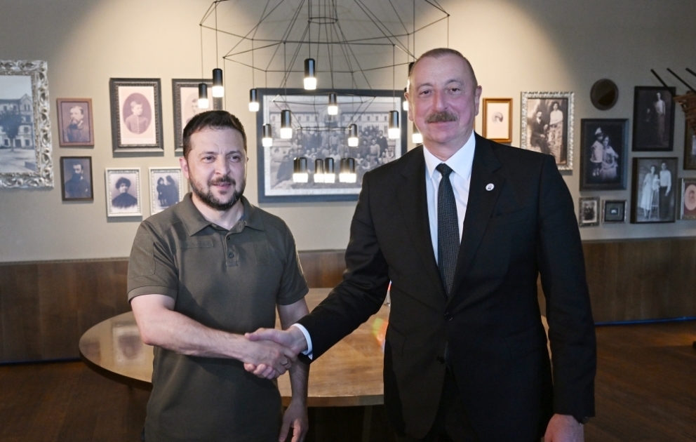 Kişineuda Azərbaycan və Ukrayna prezidentlərinin görüşü olub