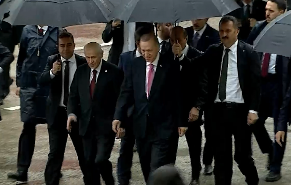 Rəcəb Tayyib Ərdoğanın Türkiyə parlamentinə gəlişi