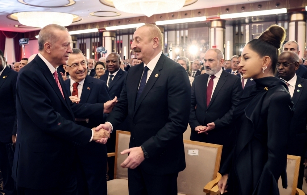 Präsident Ilham Aliyev und First Lady Mehriban Aliyeva nehmen an Amtseinführung von Präsident Recep Tayyip Erdogan teil
